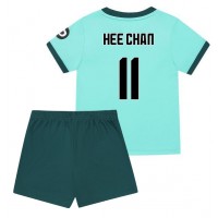 Wolves Hee-chan Hwang #11 Vonkajší Detský futbalový dres 2025-26 Krátky Rukáv (+ trenírky)